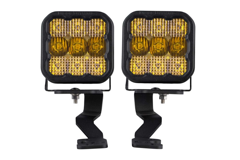 Toyota Tundra LED Light Pods - Above the hood - Diode Dynamics - Diode Dynamics Stage Series Backlit Ditch Light Kit - Yellow - `22-`27 Toyota Tundra LED Light Pods - Above the hood - Diode Dynamics - Diode Dynamics Stage Series Backlit Ditch Light Kit - Yellow - `22-`27